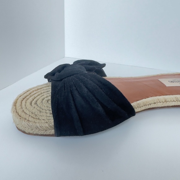 VALENTINO GARAVINI Women's Suede Slide Flat Sandals. IT40. - Picture 4 of 10